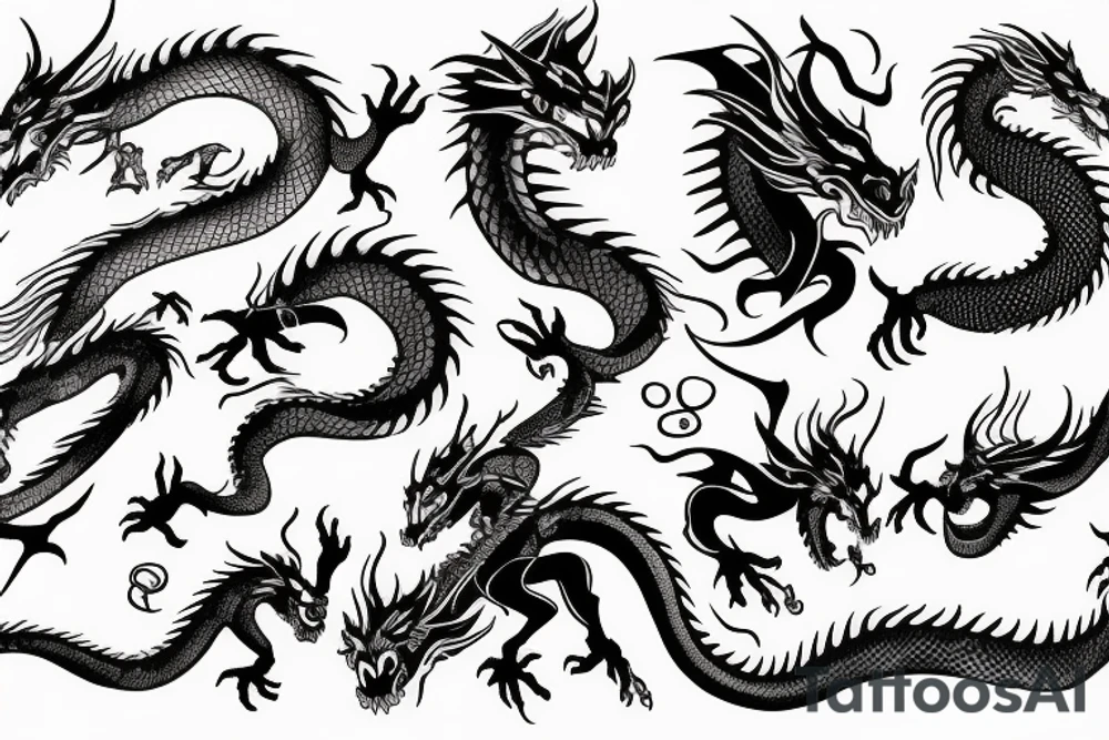 dragon tattoo idea