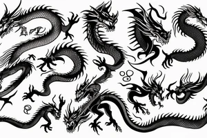 dragon tattoo idea