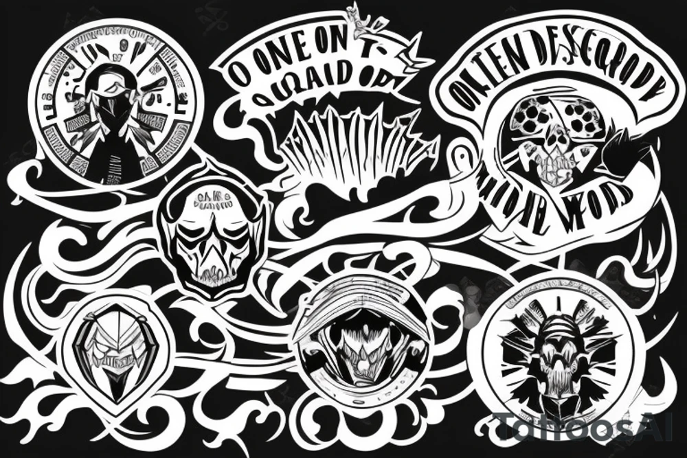One for one squad tattoo idea