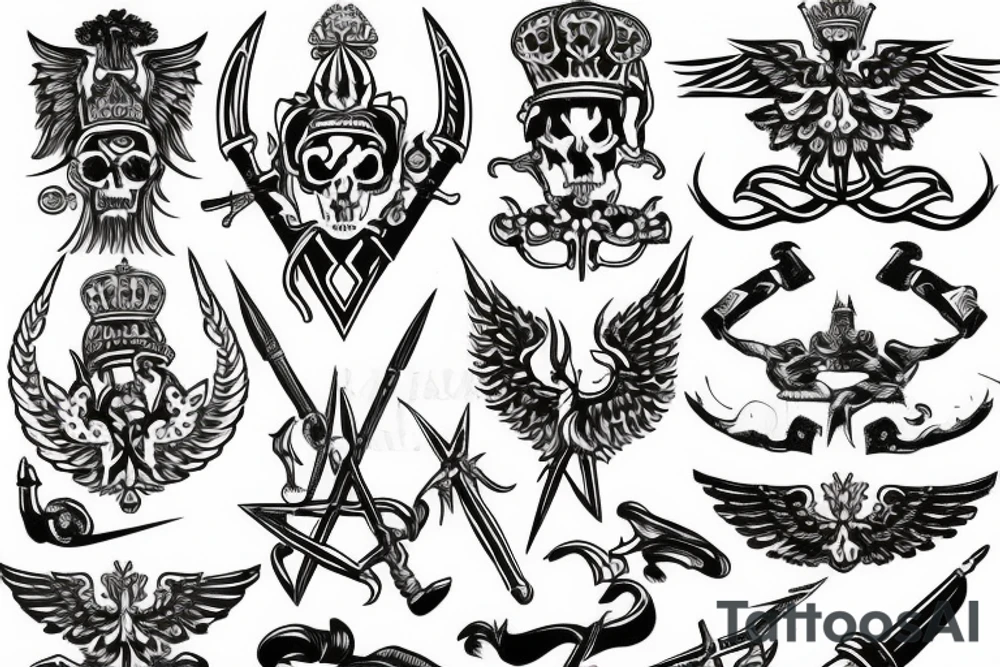 trident kills russian tattoo idea