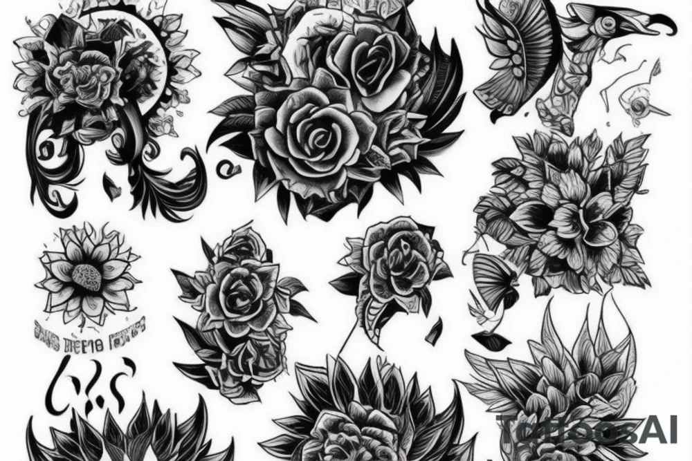 Чёрное солнце tattoo idea