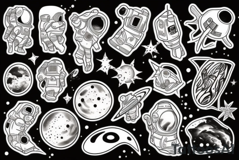 Space tattoo idea
