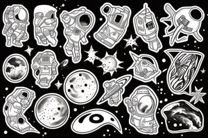 Space tattoo idea