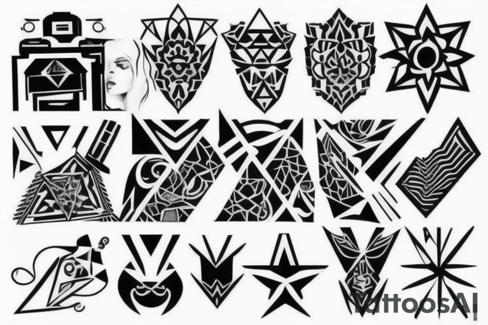 Чёрное солнце арийцев tattoo idea