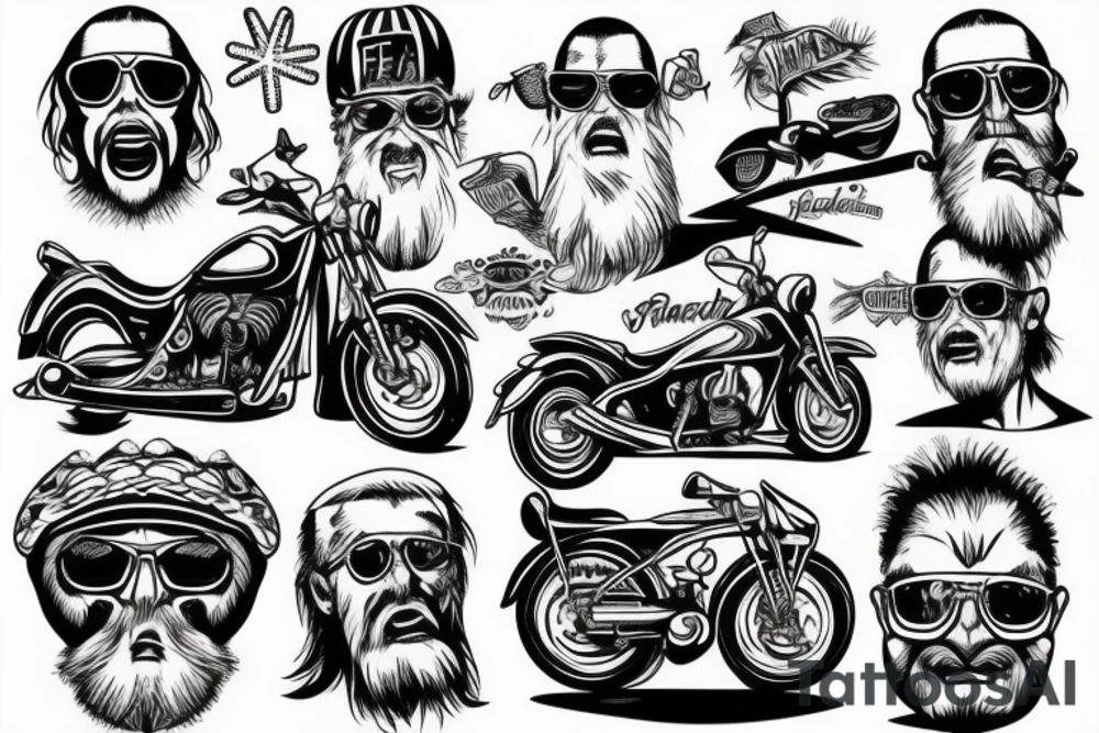 48 old biker fucks beach on motorcecke tattoo idea
