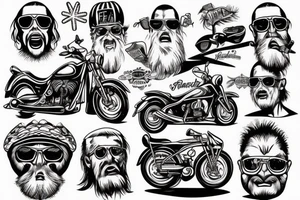 48 old biker fucks beach on motorcecke tattoo idea