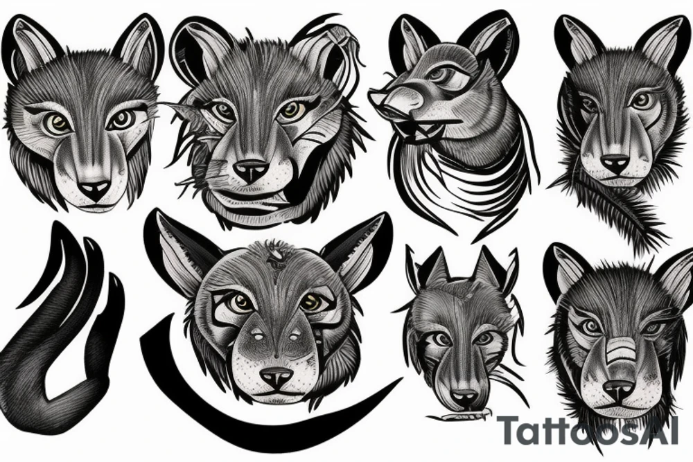 Tasmanian Tiger tattoo idea