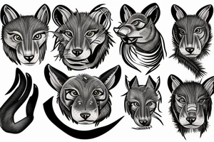 Tasmanian Tiger tattoo idea