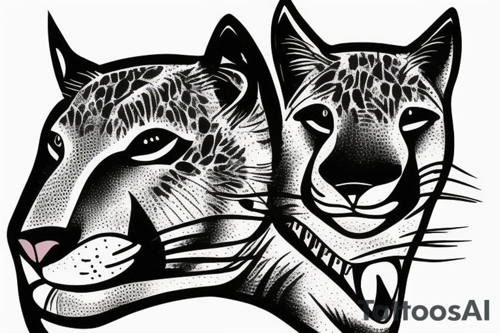 Tasmanian Tiger panther scratch tattoo idea