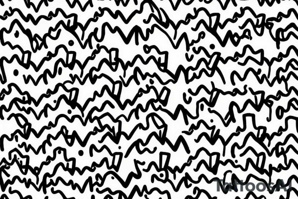 Slm snake zigzag tattoo idea