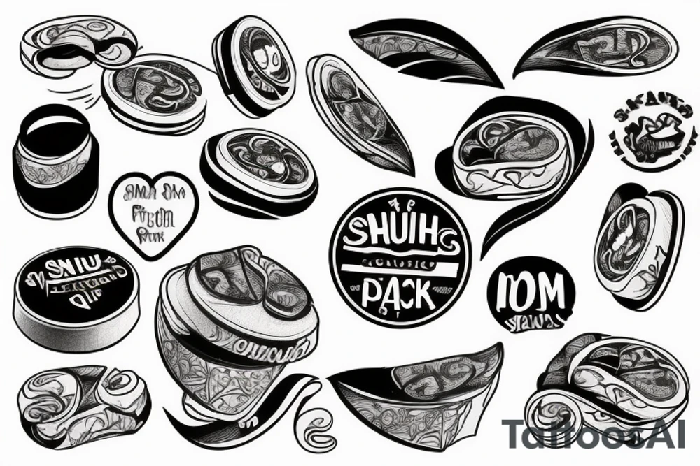 Snus pack tattoo idea
