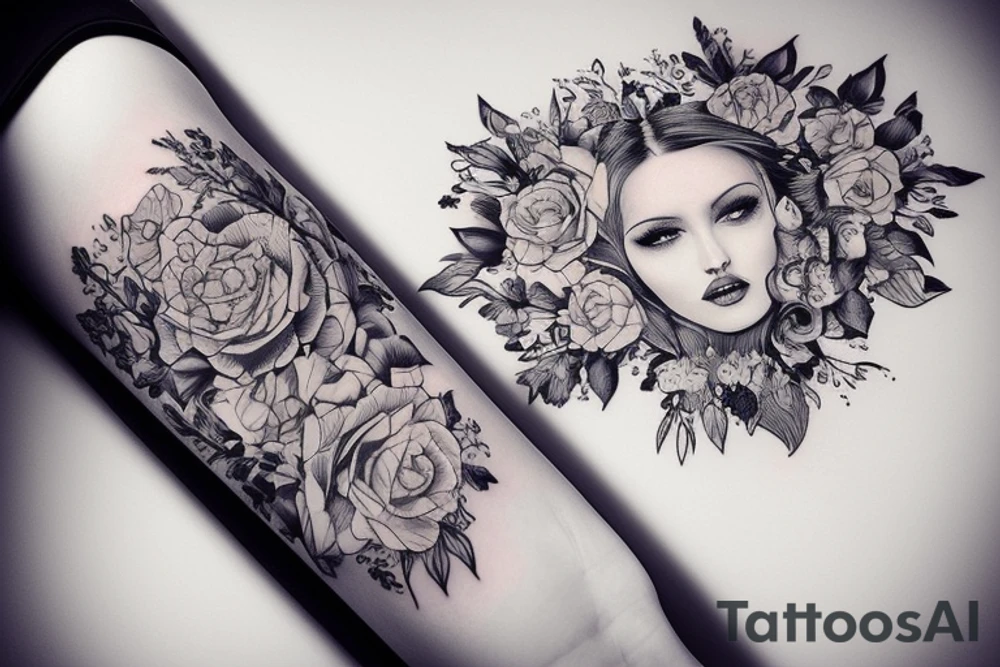 летящий орел с цепочкой и крестом в когтях tattoo idea