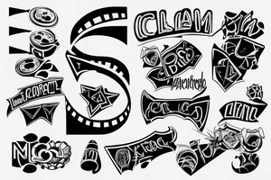 Logotype of cinema 4d tattoo idea