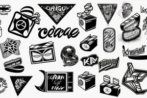 Logotype of cinema 4d tattoo idea