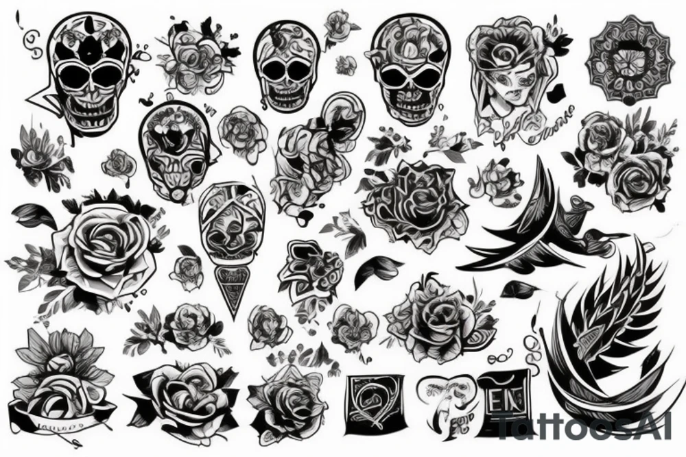 Единарок скачет по радуги tattoo idea
