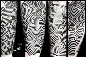 Working QR code, optical illusions, arm tattoo idea