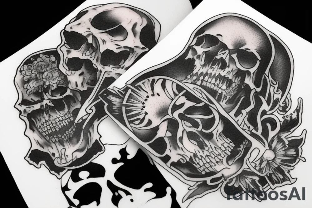 death rattle tattoo idea