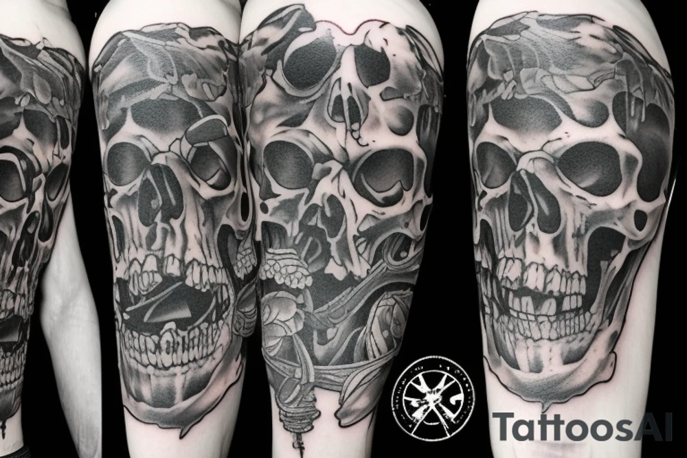 death rattle tattoo idea