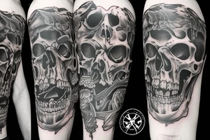 death rattle tattoo idea