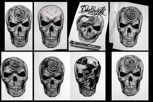 death rattle tattoo idea