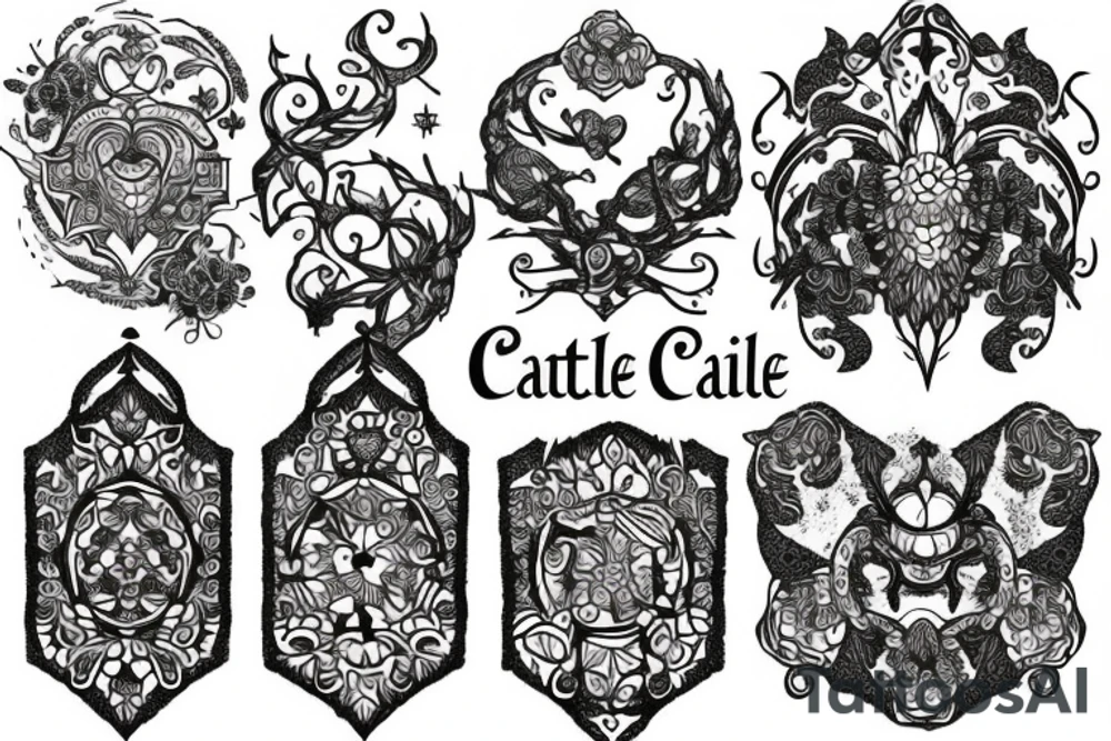 castle tattoo idea