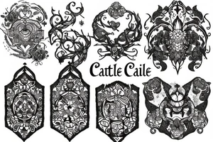 castle tattoo idea