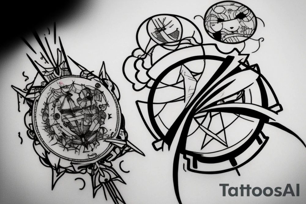 Constellation Libra tattoo idea