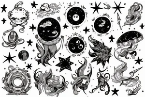 Constellation Libra tattoo idea