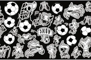 A haunted soccer field tattoo idea