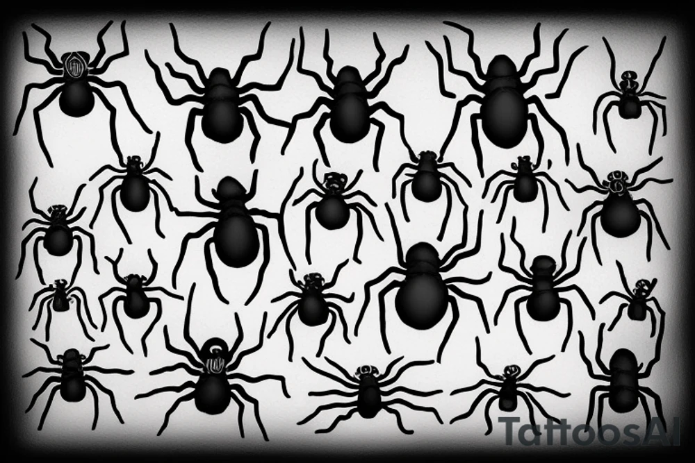 Spider in hand tattoo idea