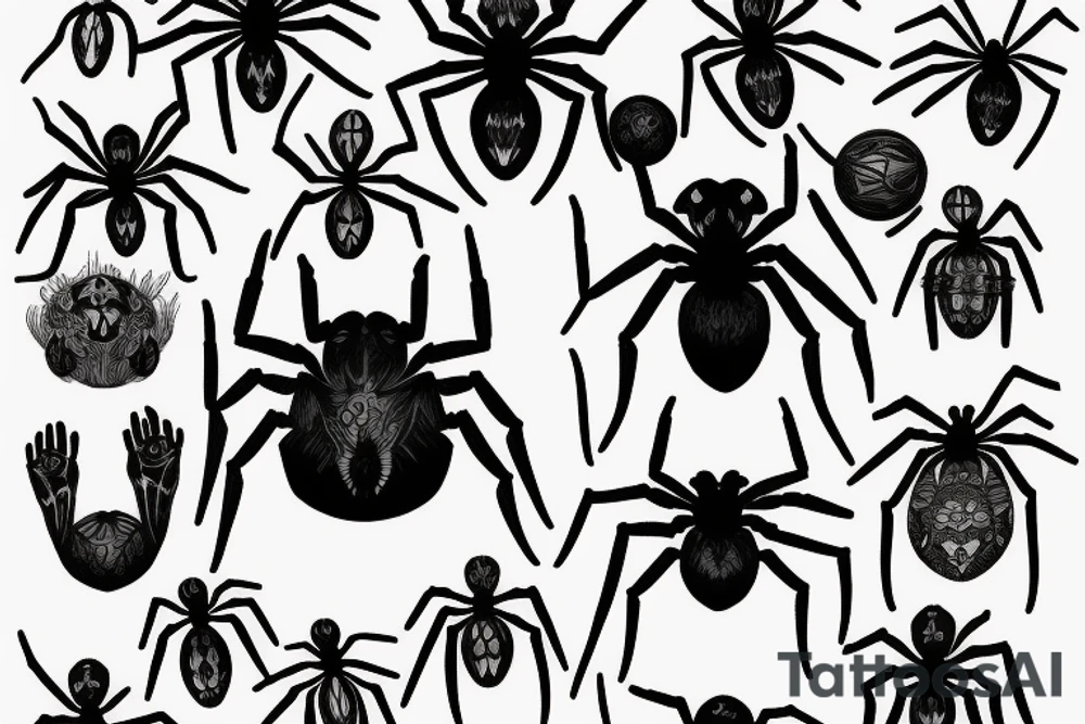 spider tattoo idea