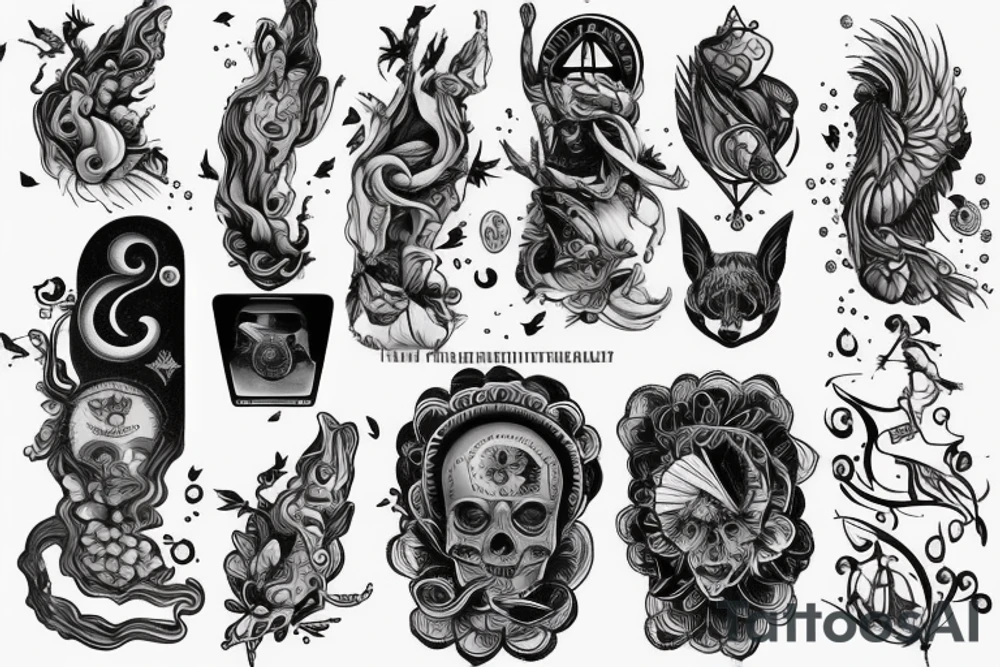 Физика космос абстракция tattoo idea
