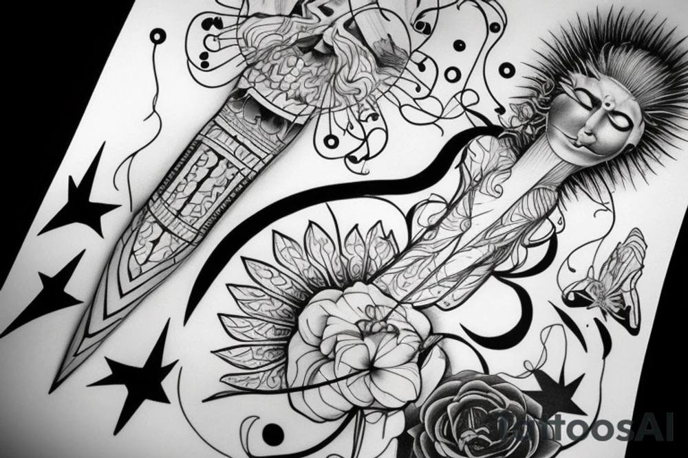 Физика космос абстракция tattoo idea
