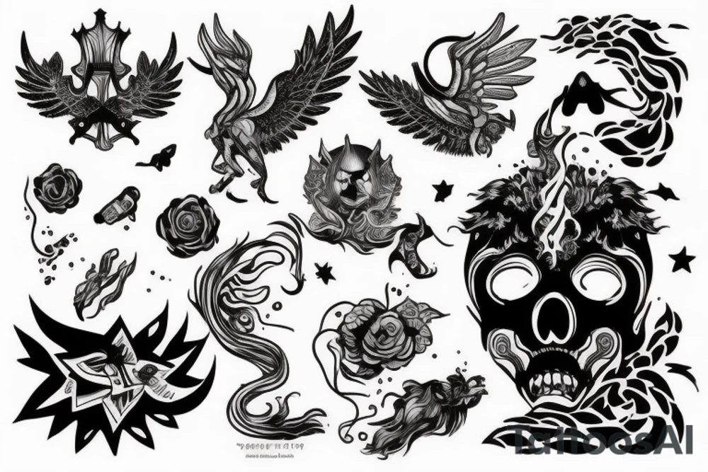 Время в космосе tattoo idea