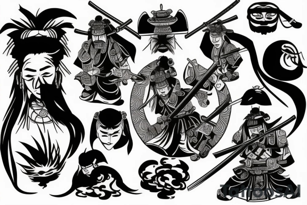Samurai tattoo idea