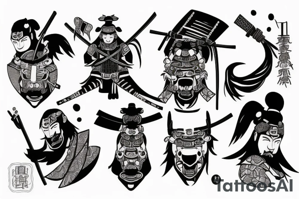 Samurai tattoo idea