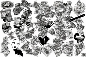 Money tattoo idea