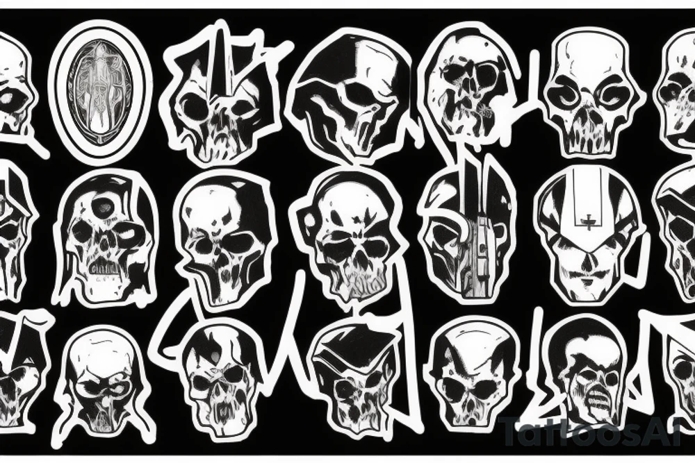 Jesus as Doom Guy tattoo idea
