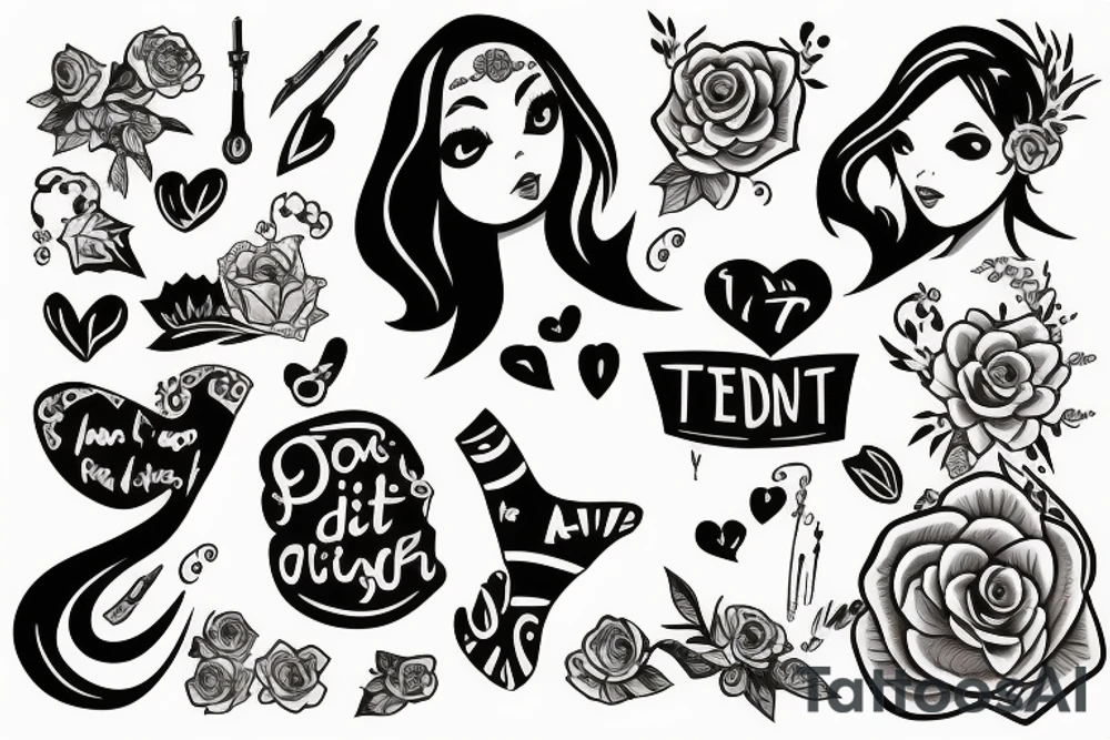 Teen girl do it tattoo idea