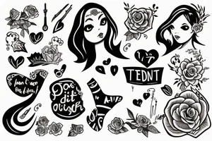 Teen girl do it tattoo idea