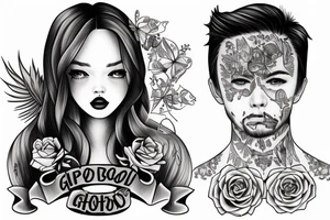 Girl and boy do adult tattoo idea