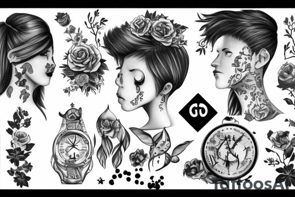 Girl and boy do adult tattoo idea