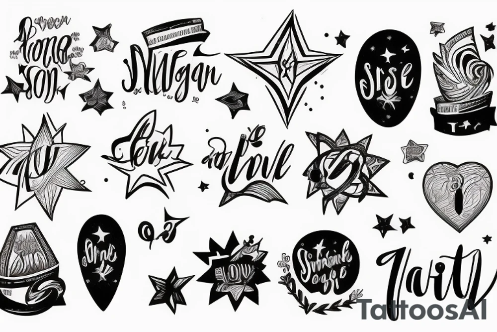 Starov text tattoo idea