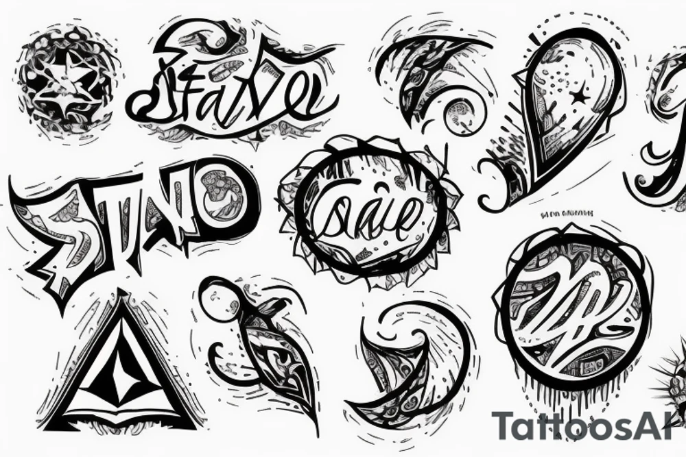 Starov text tattoo idea