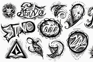 Starov text tattoo idea
