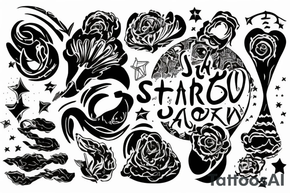 Starov text tattoo idea