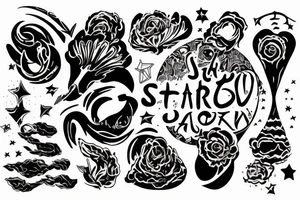 Starov text tattoo idea