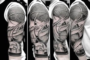 Basketball gamers tattoo idea