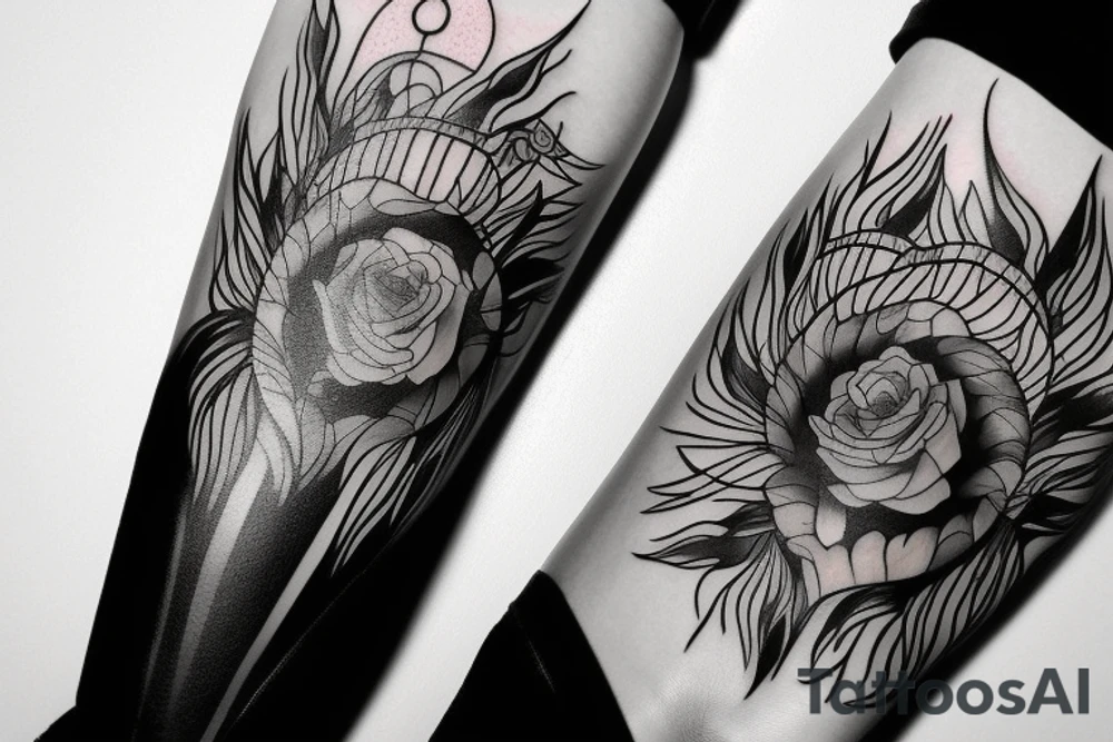 карты деньги пистолет tattoo idea