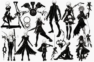 Nier Automata tattoo idea